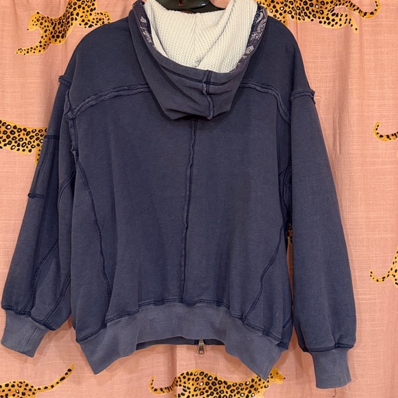 Free People We The Free By Your Side Lined Zip Up Hoodie - Picture 10 of 10